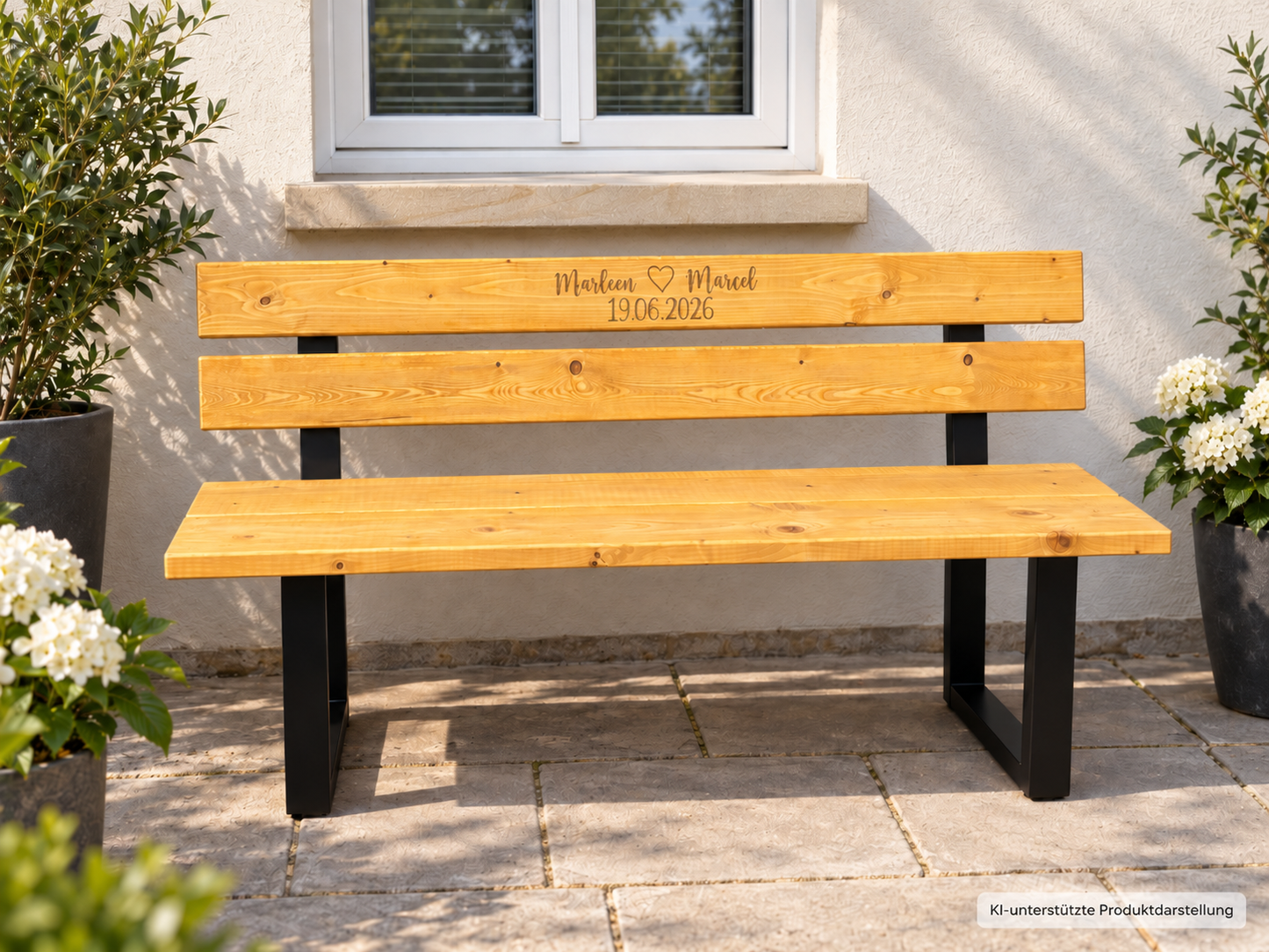 Gartenbank als perfektes Geschenk