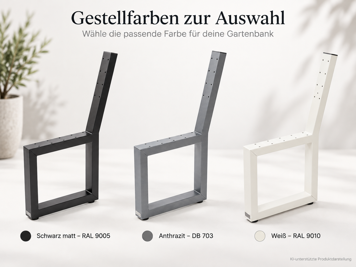 diverse Gestellfarben für noch mehr Auswahl
