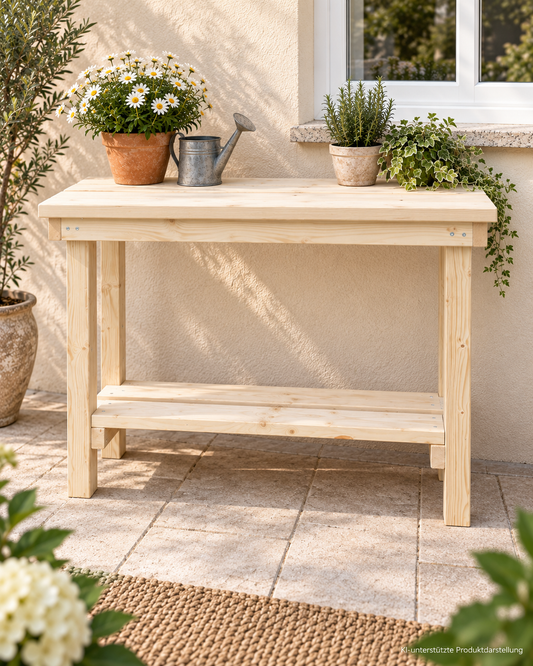 DIY Pflanztisch Stehtisch | Landhausgarten Blumentisch