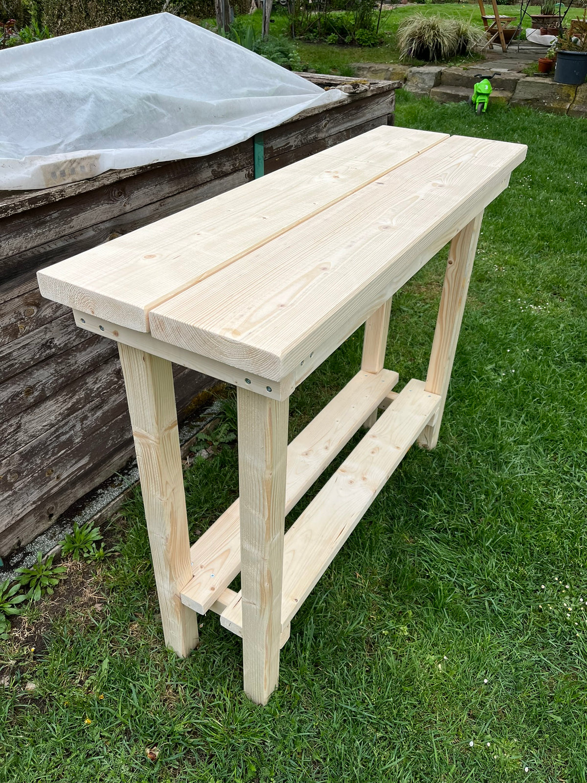DIY Pflanztisch Stehtisch | Landhausgarten Blumentisch